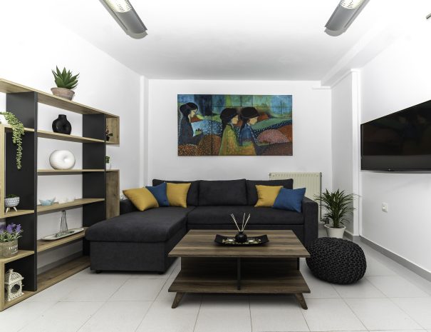 Candia maisonette heraklion apartment for rent living room