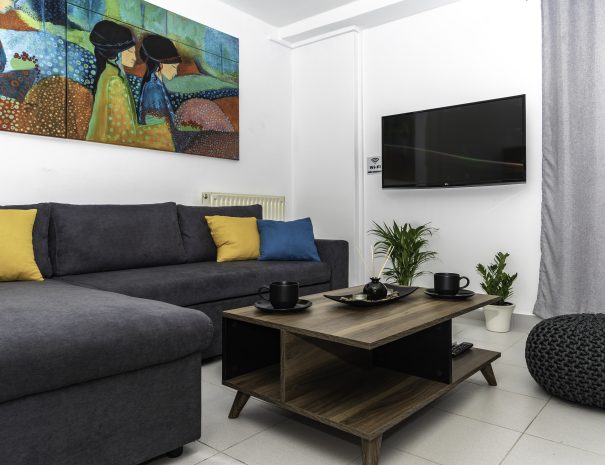 Candia maisonette heraklion apartment for rent living room