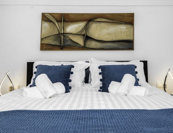 Candia maisonette heraklion apartment for rent master bedroom