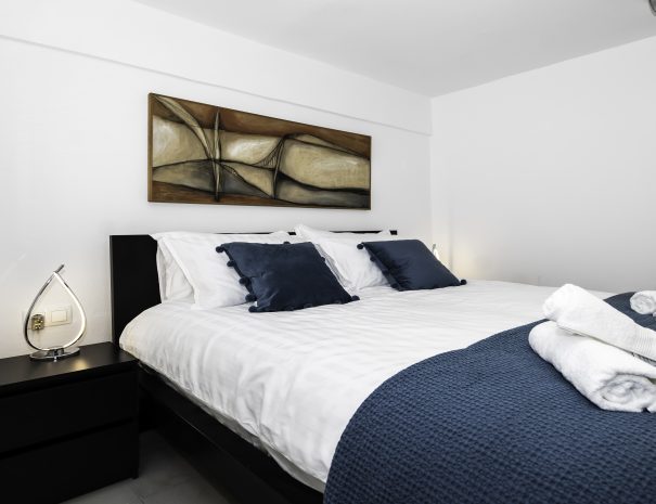 Candia maisonette heraklion apartment for rent master bedroom